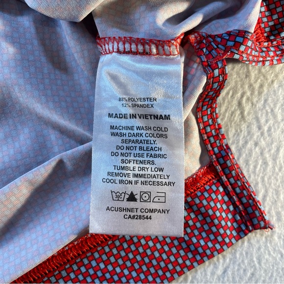 Footjoy Checkered Titleist Golf Polo Size XL - Picture 8 of 11